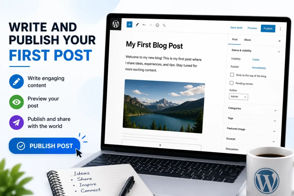 how to start a wordpress blog website